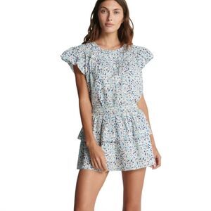 Sundays Alwyn Shirt and Indy Skirt in Indigo Bloom Size Small